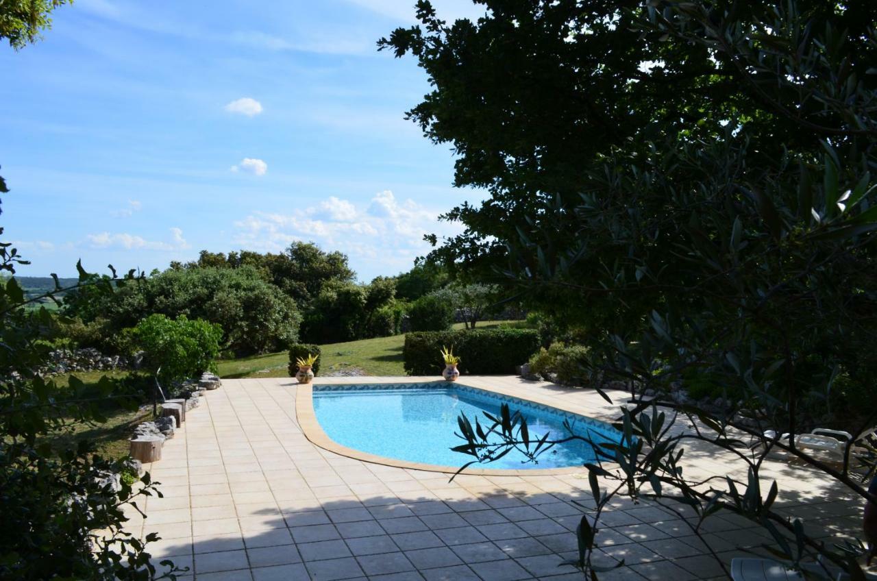 Villa Sous Les Chenes Lussan  Exterior foto