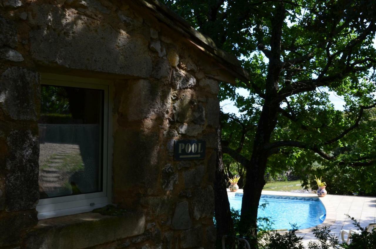 Villa Sous Les Chenes Lussan  Exterior foto